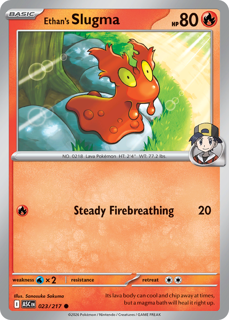 023 Ethan's Slugma - Ascended Heroes | Pokémon TCG