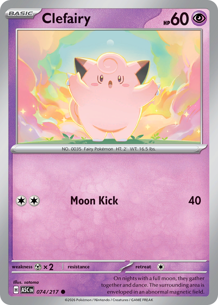074 Clefairy - Ascended Heroes | Pokémon TCG