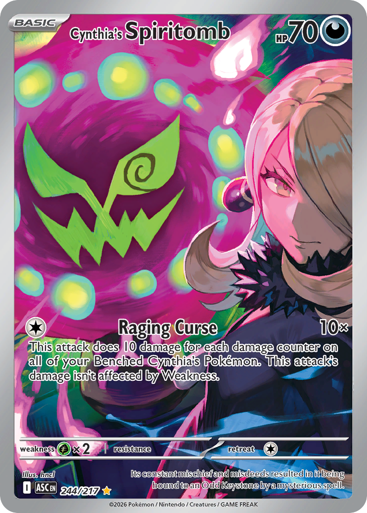 244 Cynthia's Spiritomb - Ascended Heroes | Pokémon TCG