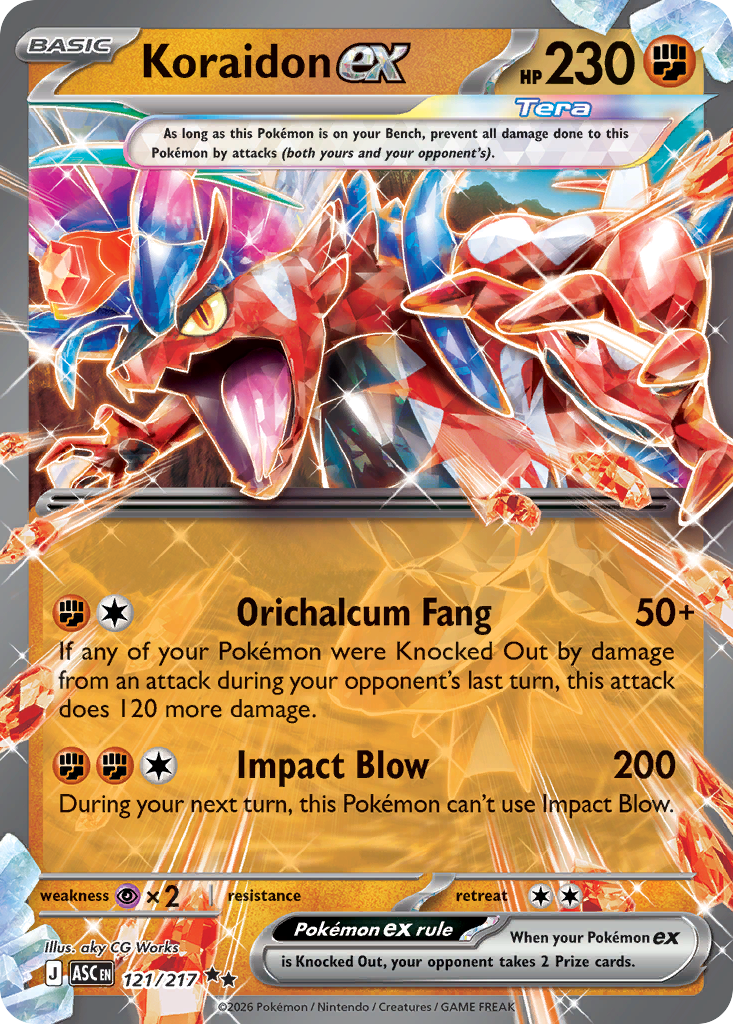121 Koraidon ex - Ascended Heroes | Pokémon TCG
