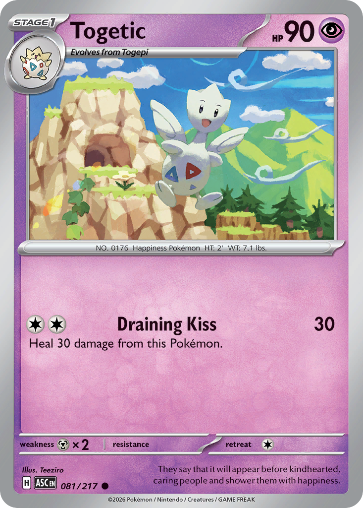 081 Togetic - Ascended Heroes | Pokémon TCG