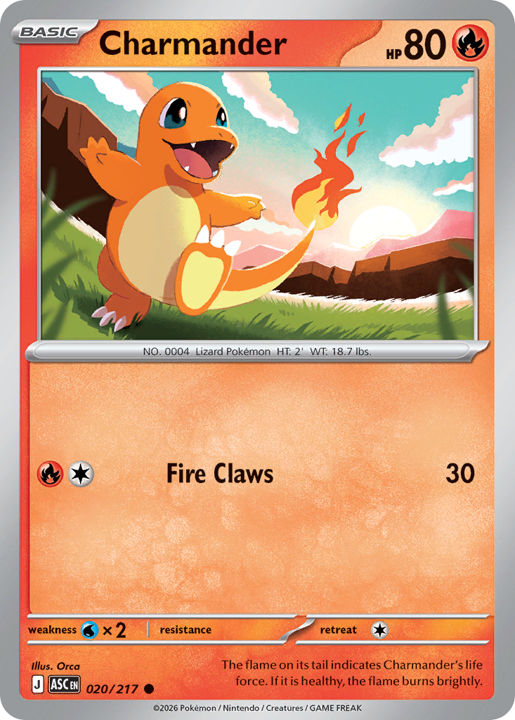 020 Charmander - Ascended Heroes | Pokémon TCG
