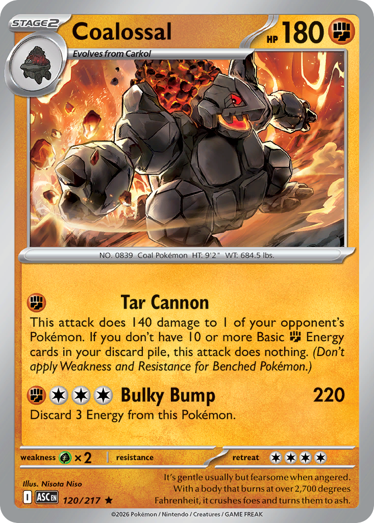 120 Coalossal - Ascended Heroes | Pokémon TCG