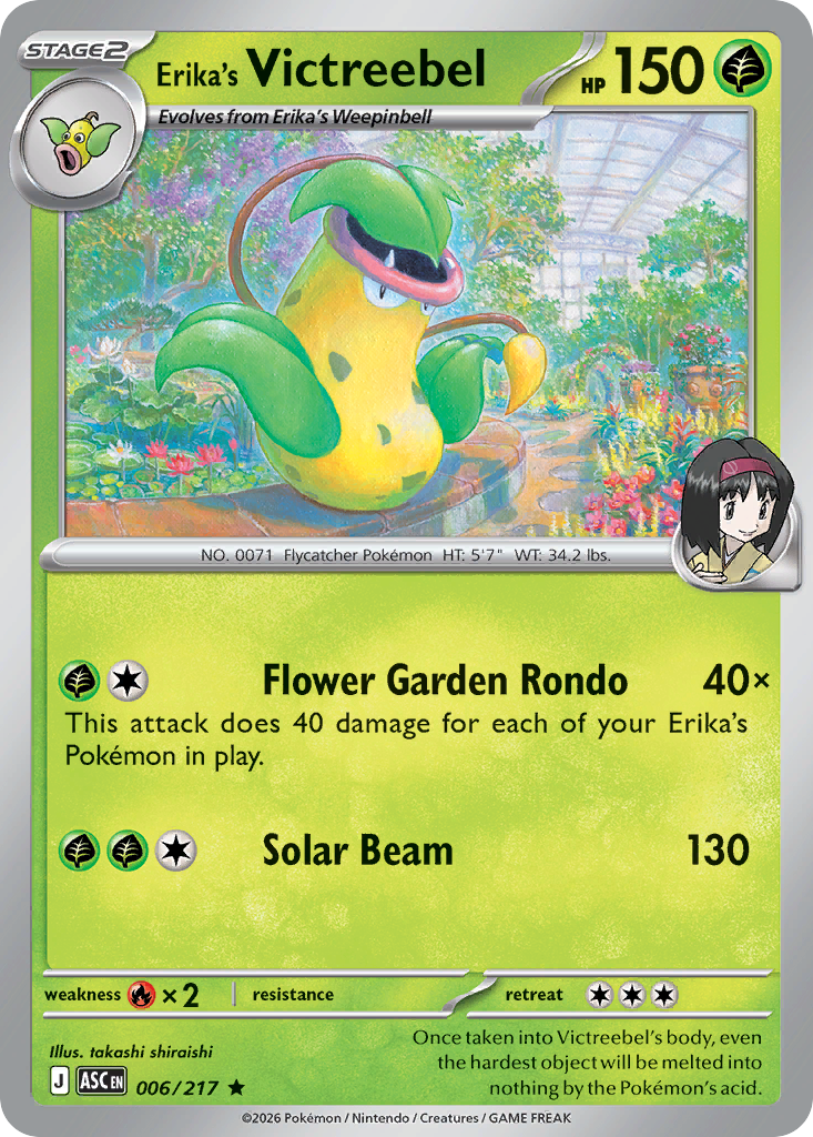 006 Erika's Victreebel - Ascended Heroes | Pokémon TCG
