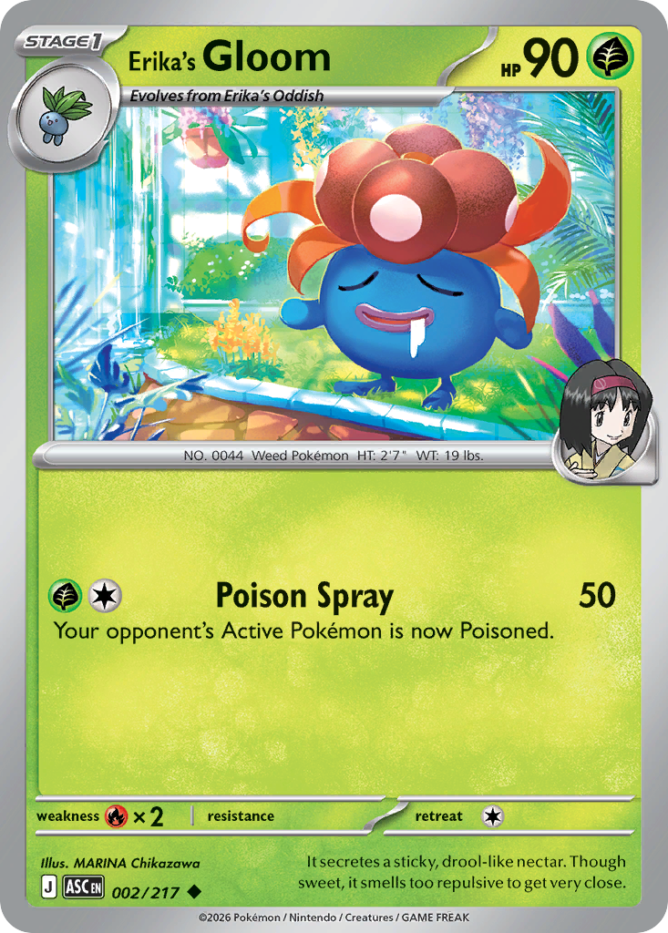 002 Erika's Gloom - Ascended Heroes | Pokémon TCG