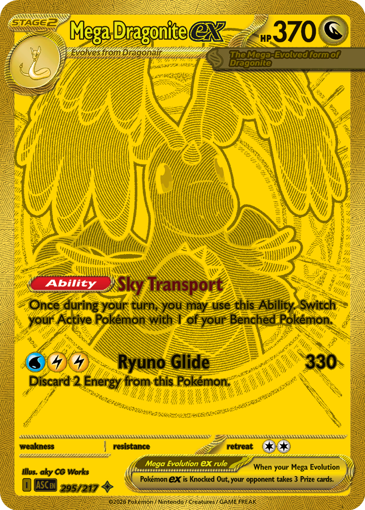 295 Mega Dragonite ex - Ascended Heroes | Pokémon TCG