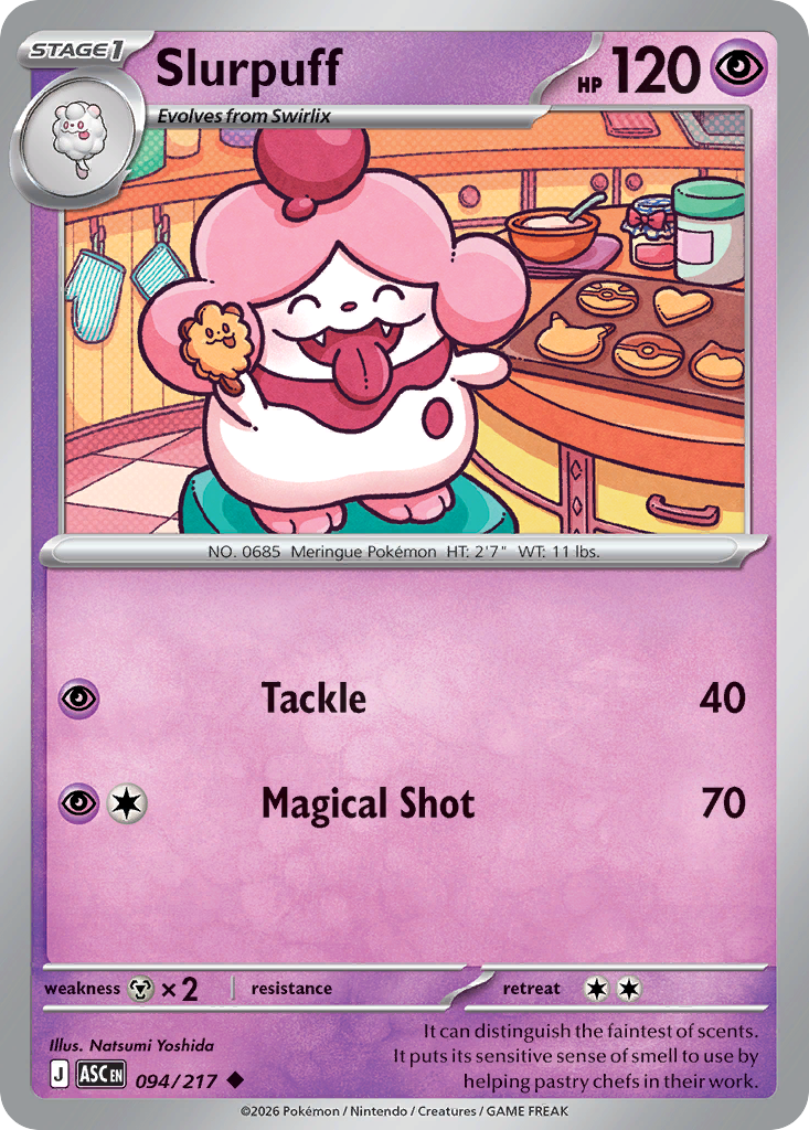 094 Slurpuff - Ascended Heroes | Pokémon TCG