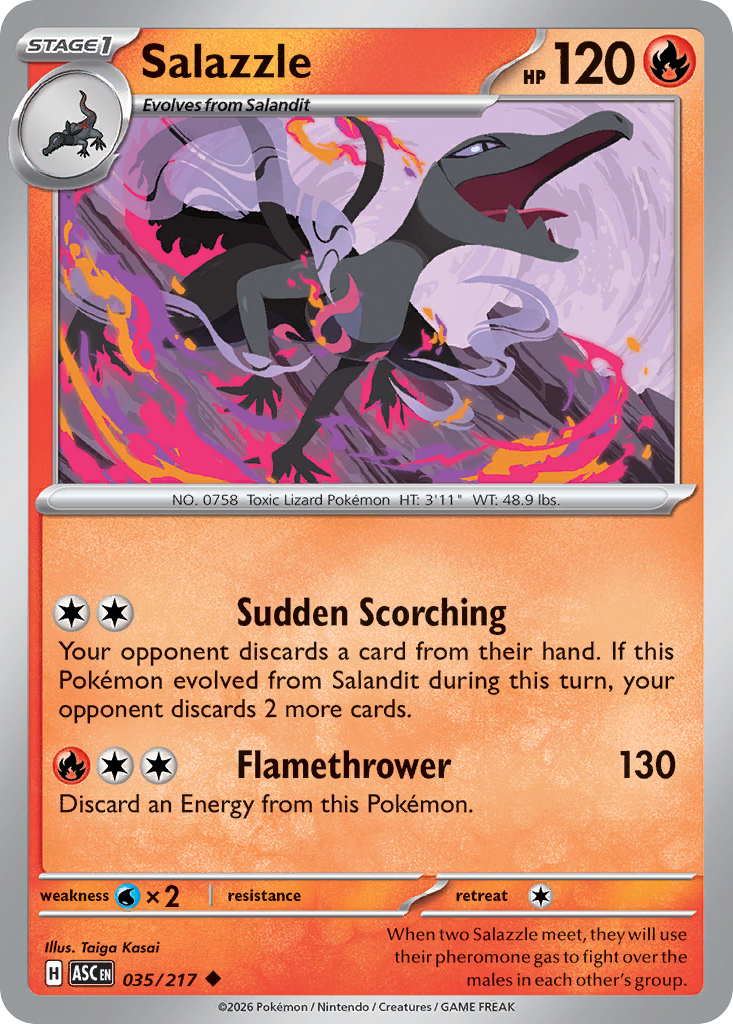 035 Salazzle - Ascended Heroes | Pokémon TCG