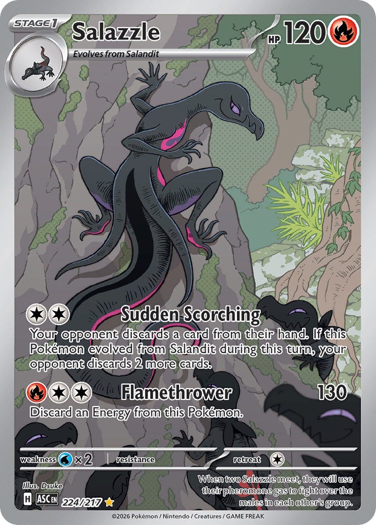 224 Salazzle - Ascended Heroes | Pokémon TCG