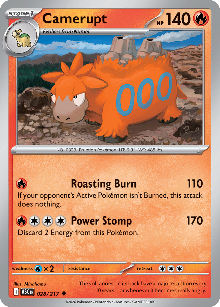 028 Camerupt - Ascended Heroes | Pokémon TCG