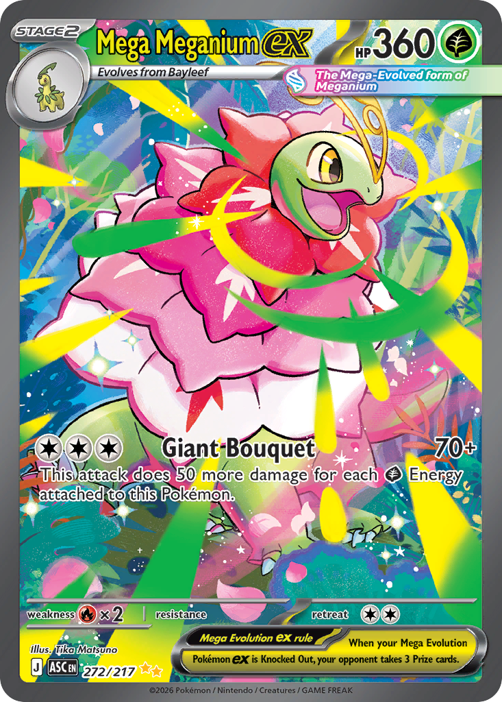 272 Mega Meganium Ex - Ascended Heroes | Pokémon TCG
