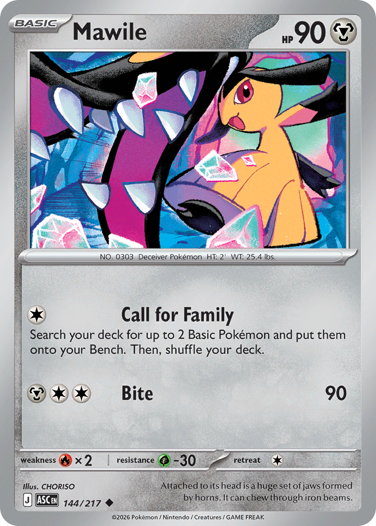 144 Mawile - Ascended Heroes | Pokémon TCG