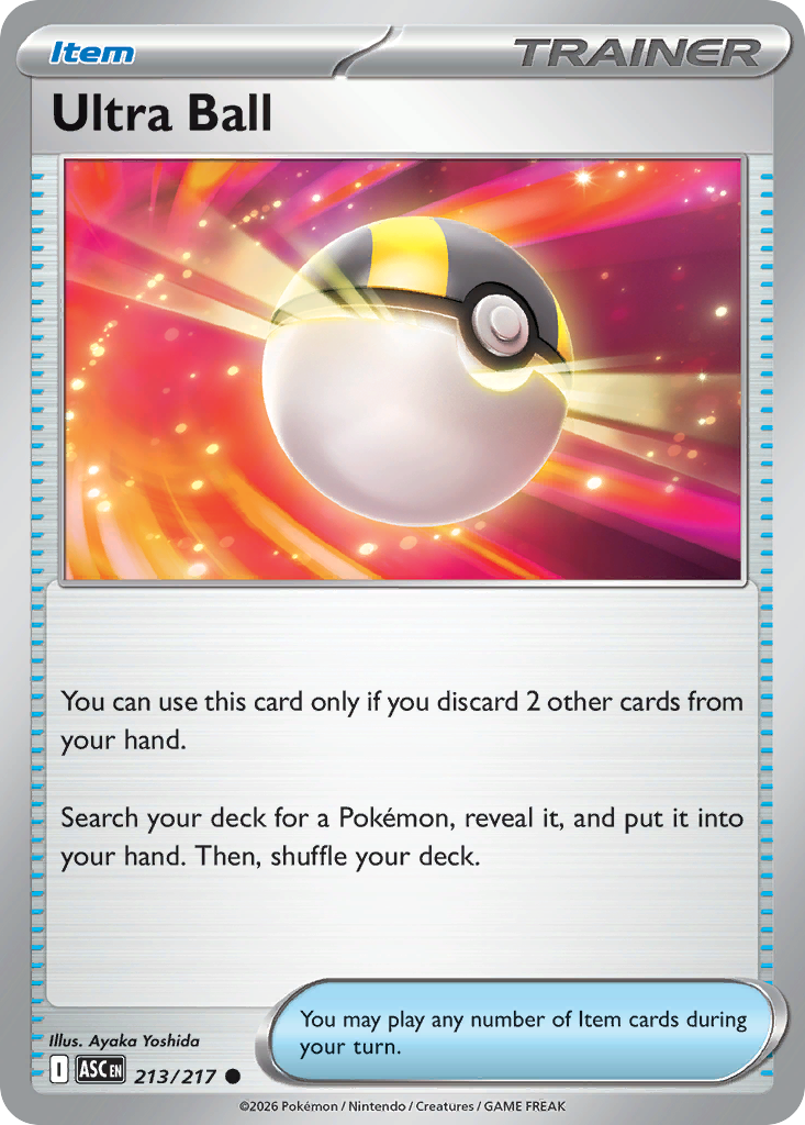 213 Ultra Ball - Ascended Heroes | Pokémon TCG