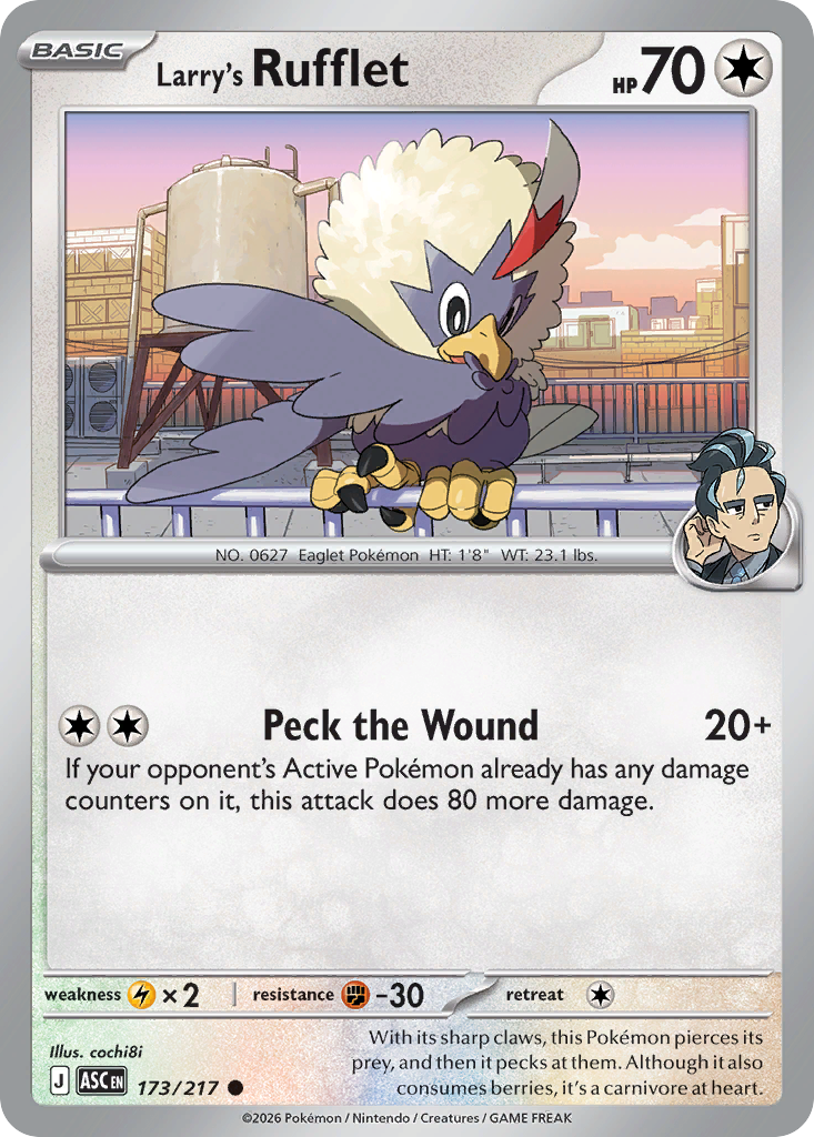 173 Larry's Rufflet - Ascended Heroes | Pokémon TCG