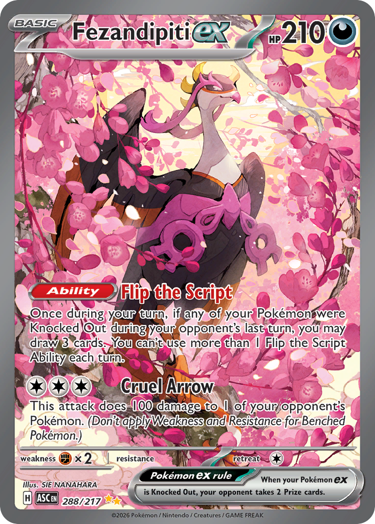 288 Fezandipiti Ex - Ascended Heroes | Pokémon TCG
