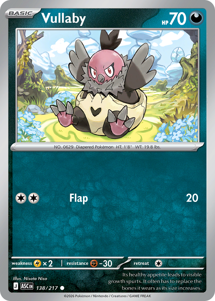 138 Vullaby - Ascended Heroes | Pokémon TCG