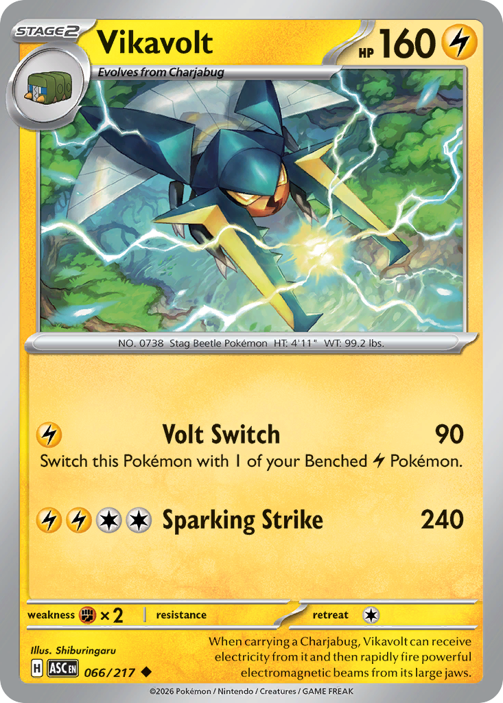 066 Vikavolt - Ascended Heroes | Pokémon TCG