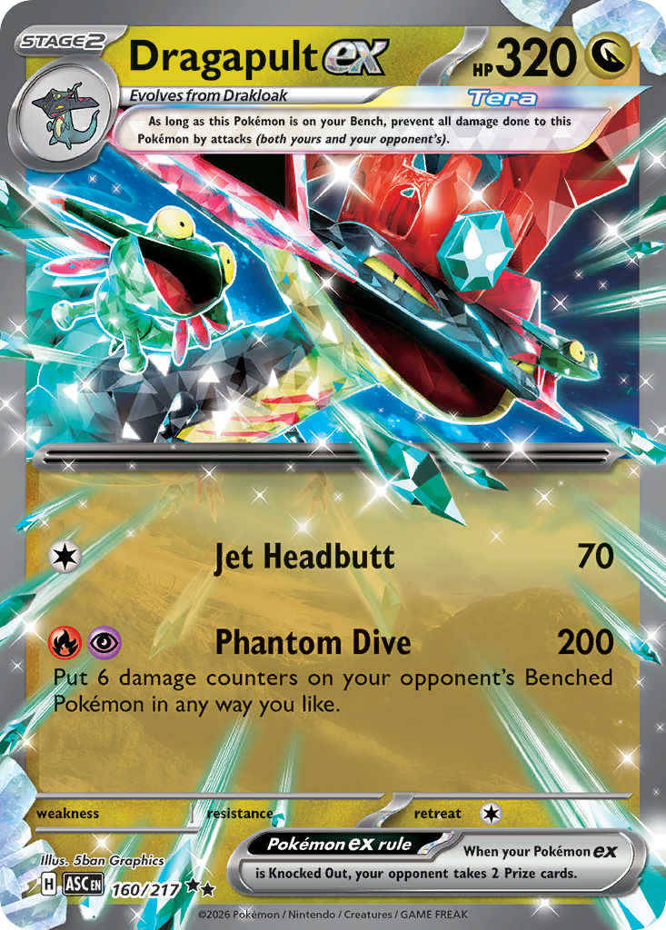 160 Dragapult ex - Ascended Heroes | Pokémon TCG