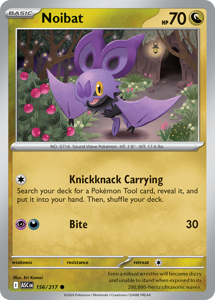 156 Noibat - Ascended Heroes | Pokémon TCG