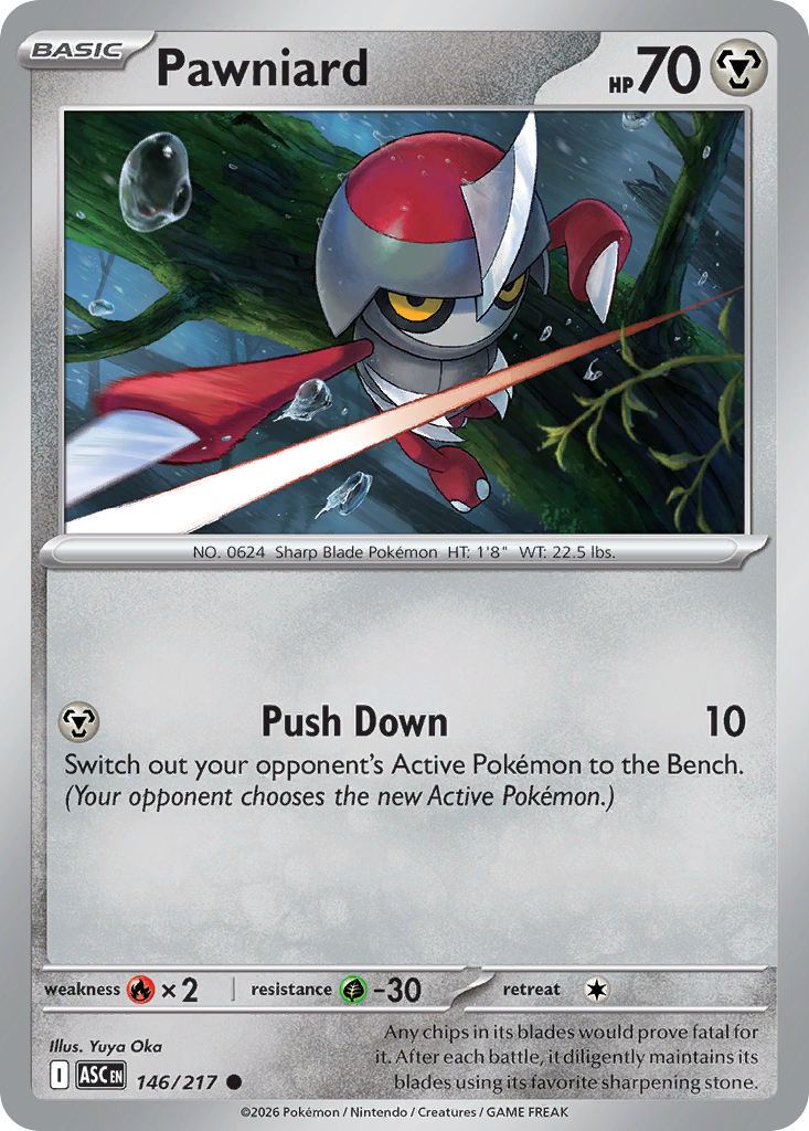 146 Pawniard - Ascended Heroes | Pokémon TCG