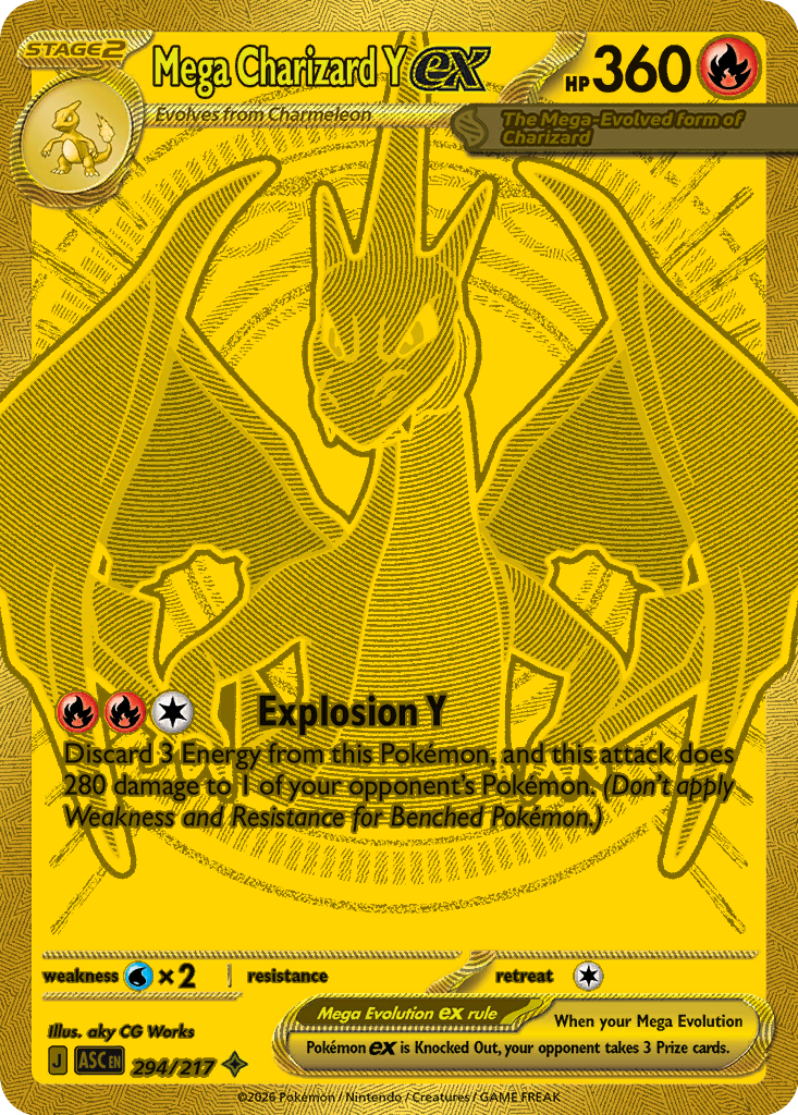 294 Mega Charizard Y ex - Ascended Heroes | Pokémon TCG
