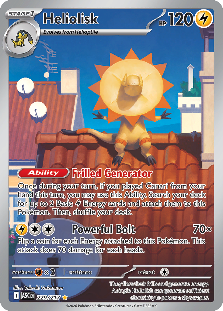 229 Heliolisk - Ascended Heroes | Pokémon TCG