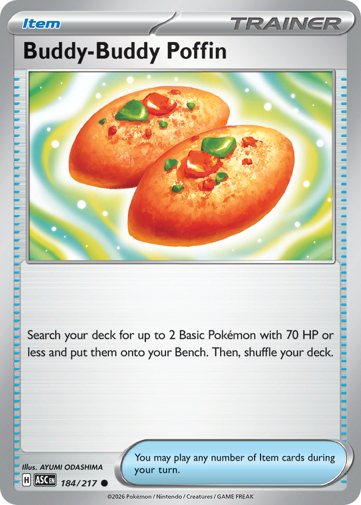 184 Buddy-Buddy Poffin - Ascended Heroes | Pokémon TCG