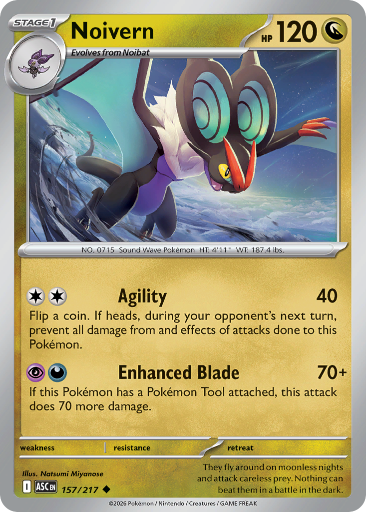 157 Noivern - Ascended Heroes | Pokémon TCG