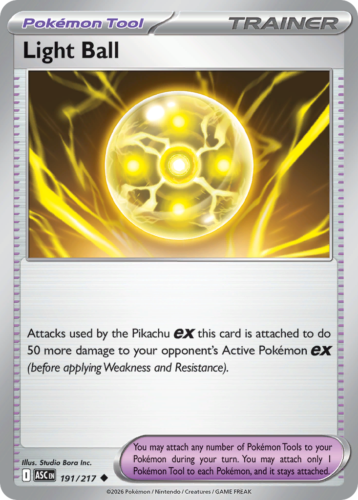 191 Light Ball - Ascended Heroes | Pokémon TCG
