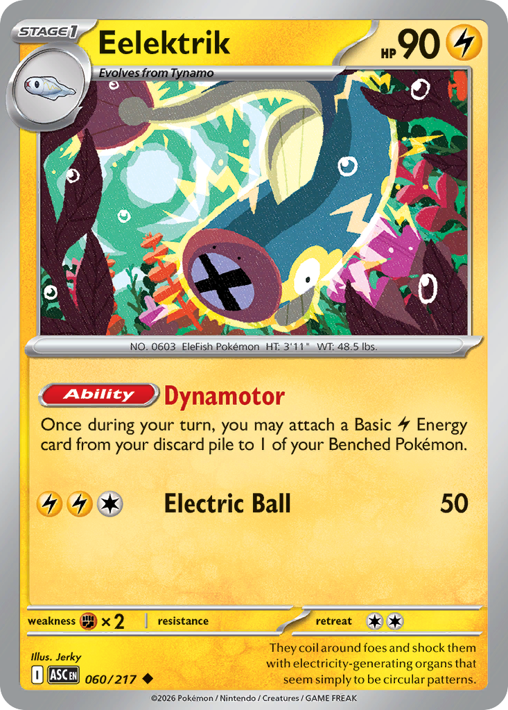 060 Eelektrik - Ascended Heroes | Pokémon TCG