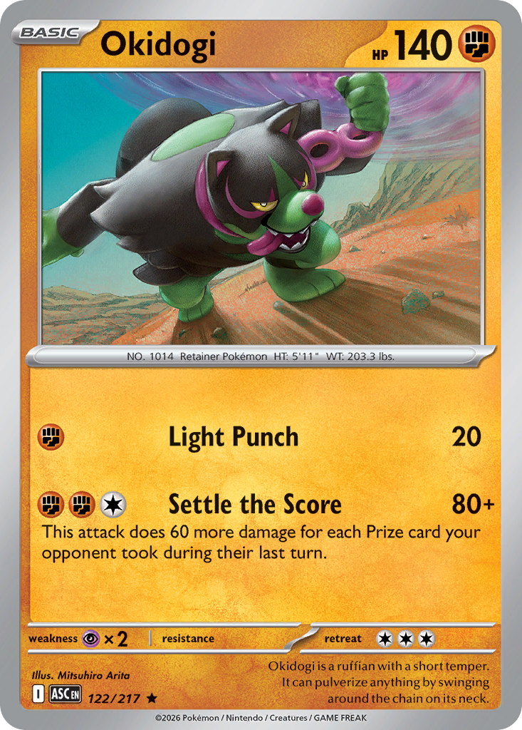 122 Okidogi - Ascended Heroes | Pokémon TCG
