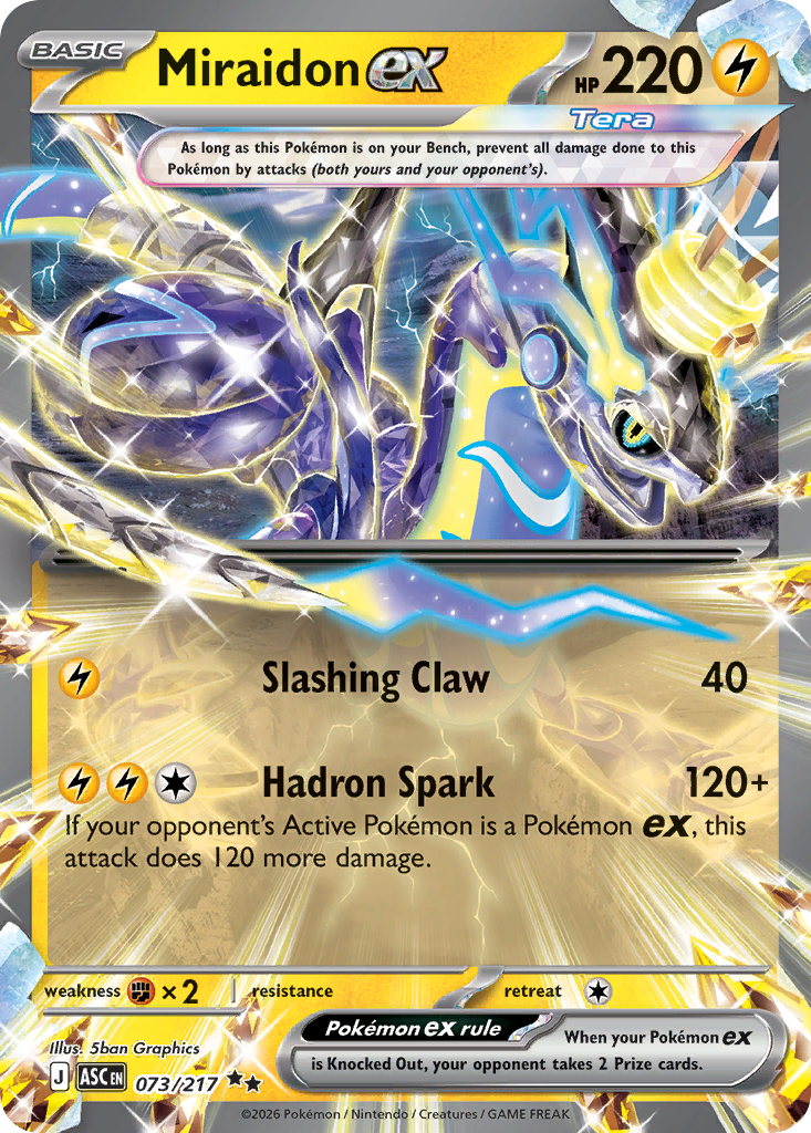 073 Miraidon Ex - Ascended Heroes | Pokémon TCG