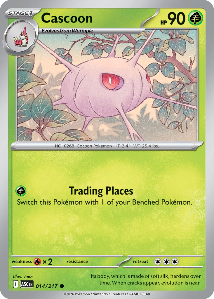 014 Cascoon - Ascended Heroes | Pokémon TCG