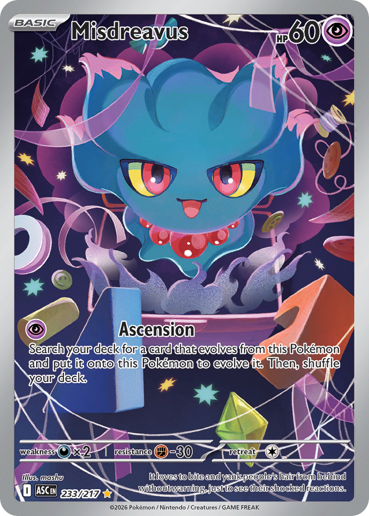 233 Misdreavus - Ascended Heroes | Pokémon TCG