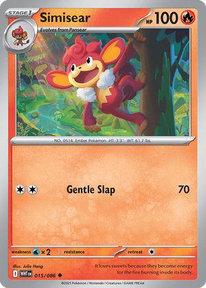 015/086 - White Flare Simisear (Reverse Holo)