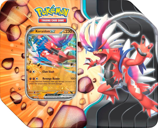 Pokemon - Slashing Legends Koraidon ex Tin