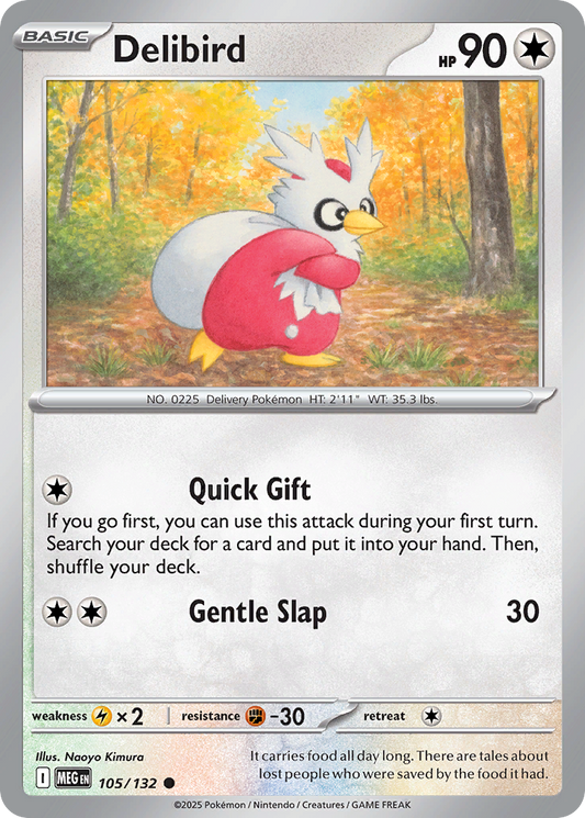 Delibird (Reverse Holo) 105/132