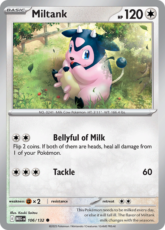 Miltank (Reverse Holo) 106/132