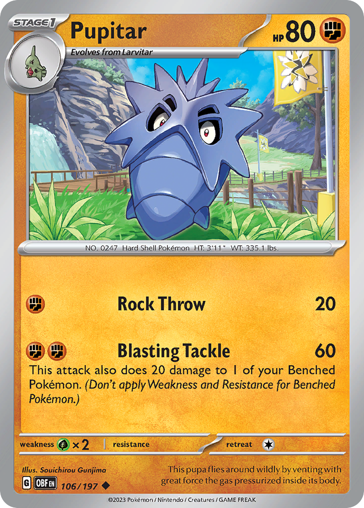 Pupitar (Reverse Holo) 106/197