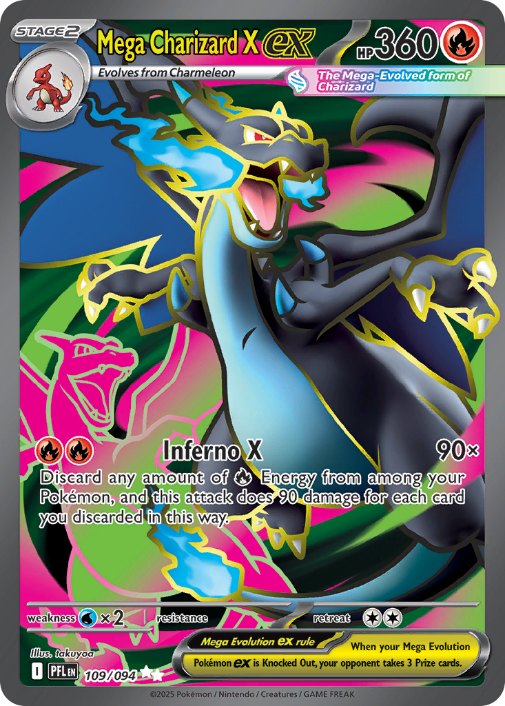 Mega Charizard X ex 109/94