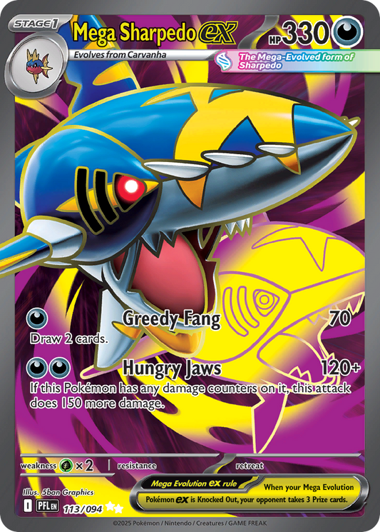 Mega Sharpedo ex 113/94
