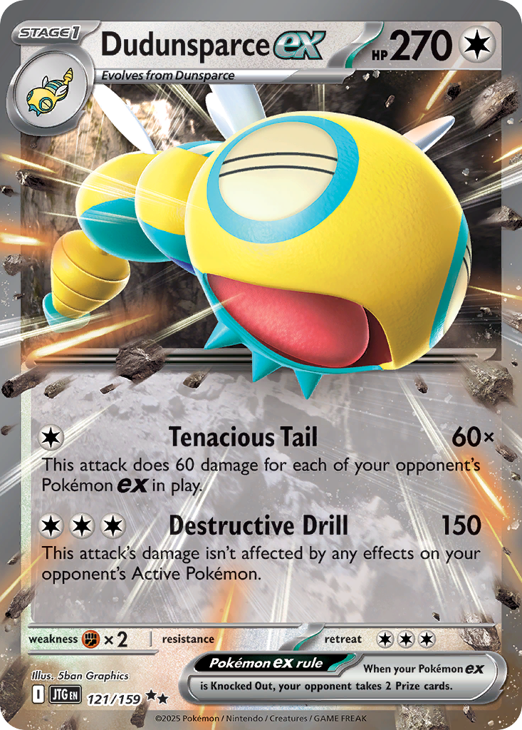 Dudunsparce ex 121/159