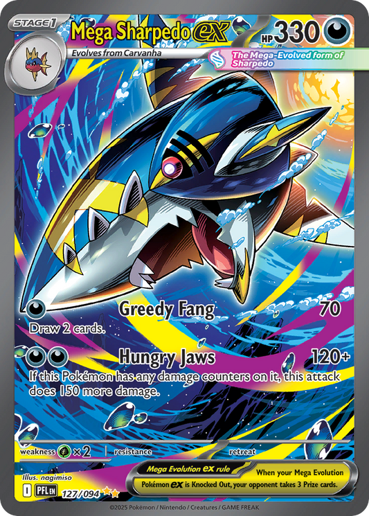 Mega Sharpedo ex 127/94