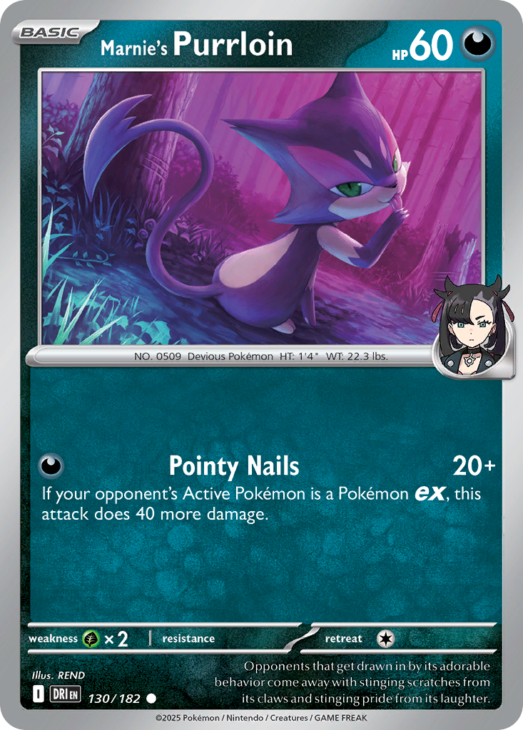 Marnie's Purrloin (Reverse Holo) 130/182