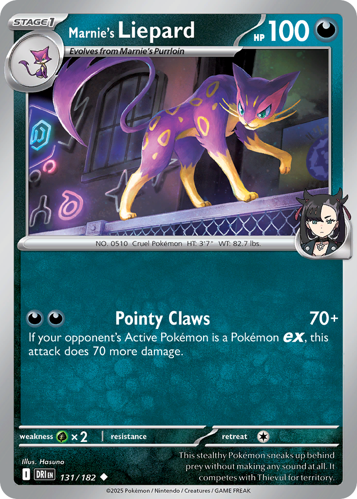 Marnie's Liepard (Reverse Holo) 131/182