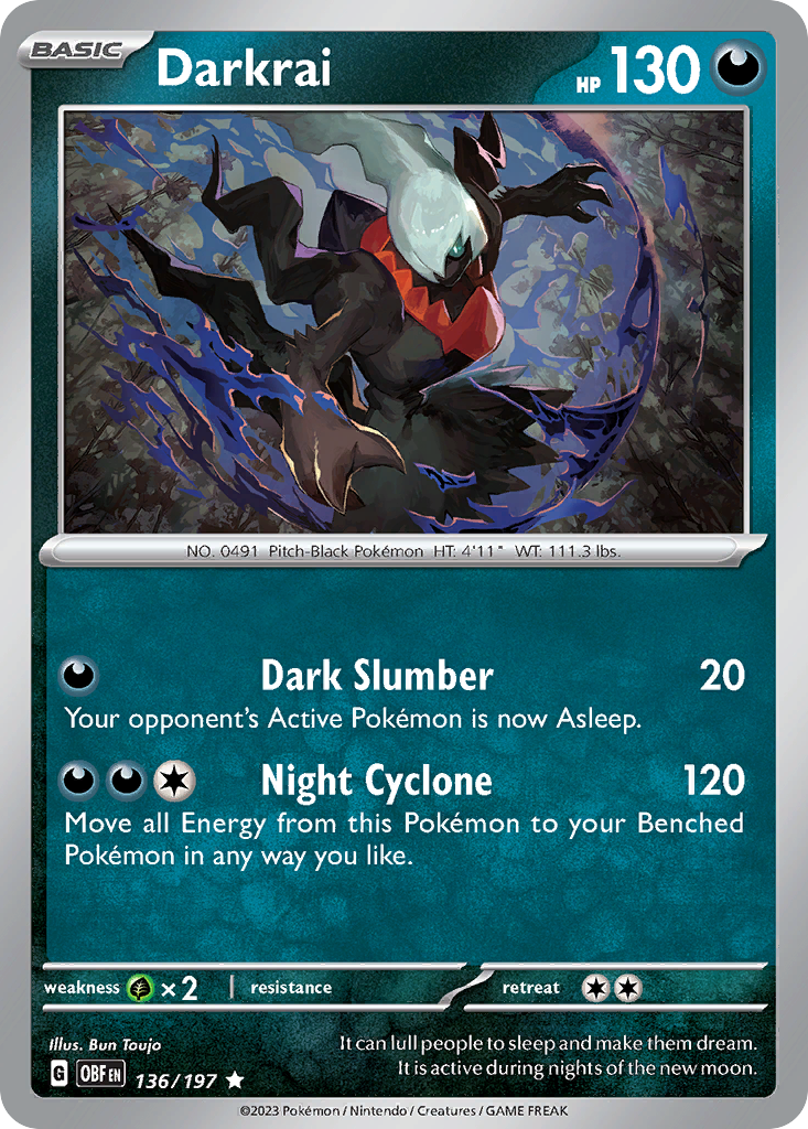 Darkrai (Reverse Holo) 136/197
