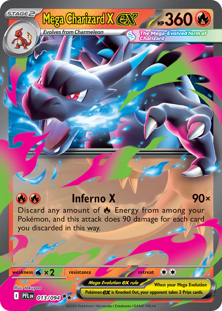Mega Charizard X ex 13/94
