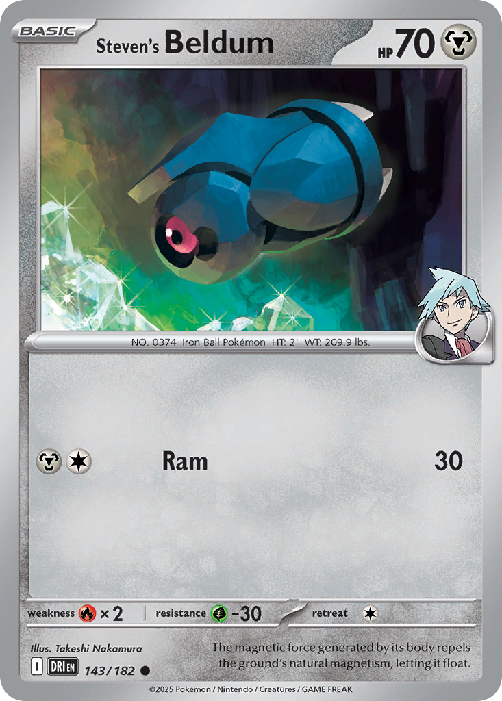 Steven's Beldum (Reverse Holo) 143/182