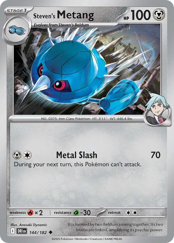 Steven's Metang (Reverse Holo) 144/182