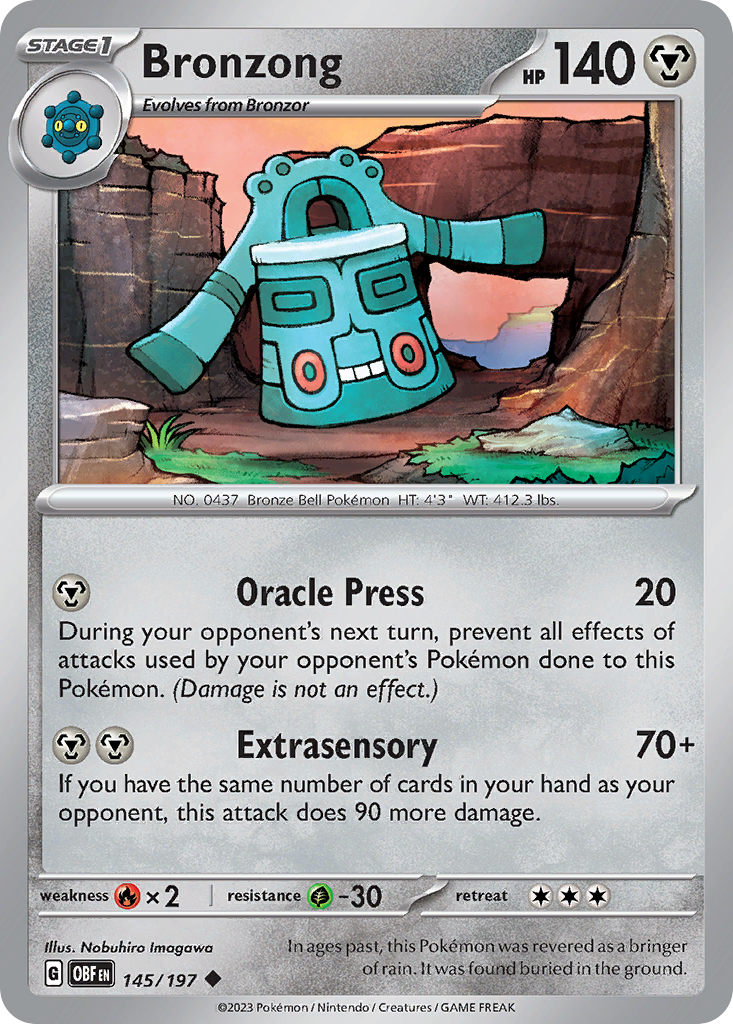 Bronzong (Reverse Holo) 145/197